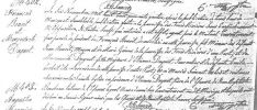 Filename : Francois & Marguerite Belouin - Marriage Record.jpg
Filesize : 62KB
Dimensions : 913x390
Date added : Feb 03, 2010 Francois & Marguerite Belouin - Marriage Record.jpg